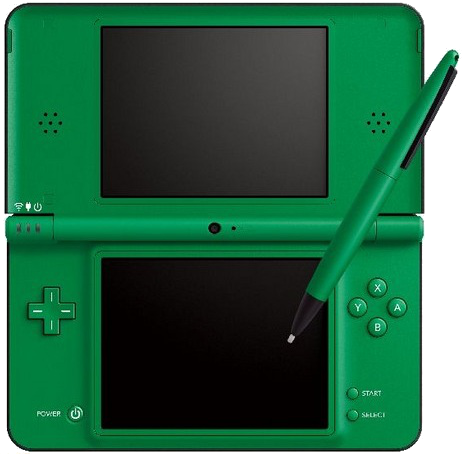The new colors for the DSi LL will be green, blue and yellow. Each